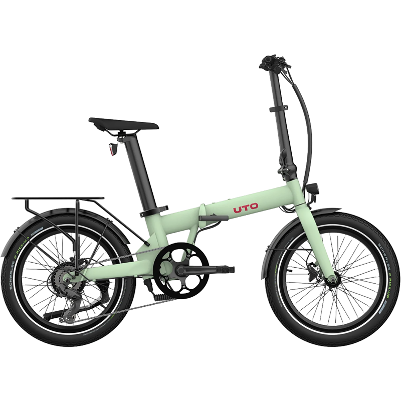 Balfes Bikes Uto UTO Afternoon OG20 Electric Folding Bike 2027 in Sage Green | Free postage over £30, £10 off first order, price match & 0% finance.