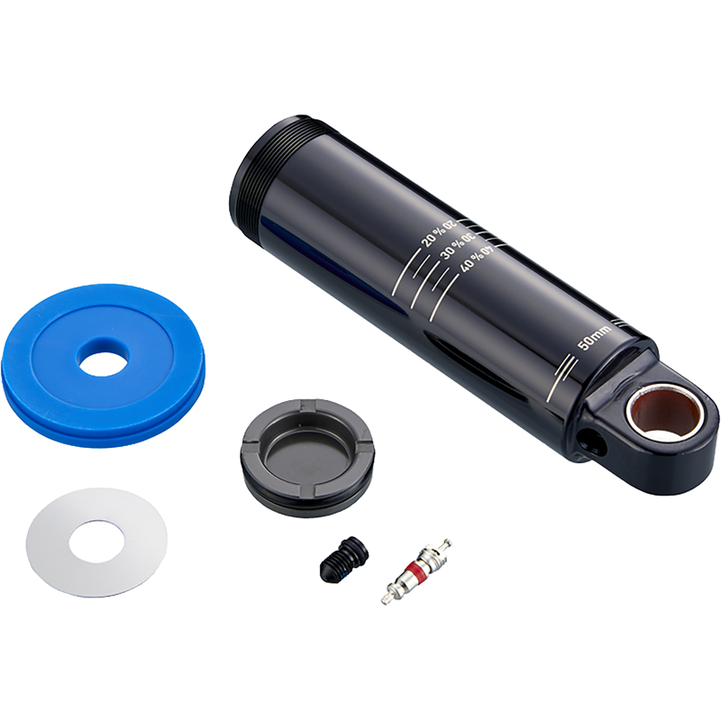 Balfes Bikes RockShox Spare - Rear Shock Spare Parts Damper Body/IFP Standard Eyelet 50mmIncludes Damper BodyIFP Valve Core 5mm Travel Spacer and Caps - Deluxe A1/ | Free postage over £30, £10 off first order, price match & 0% finance.