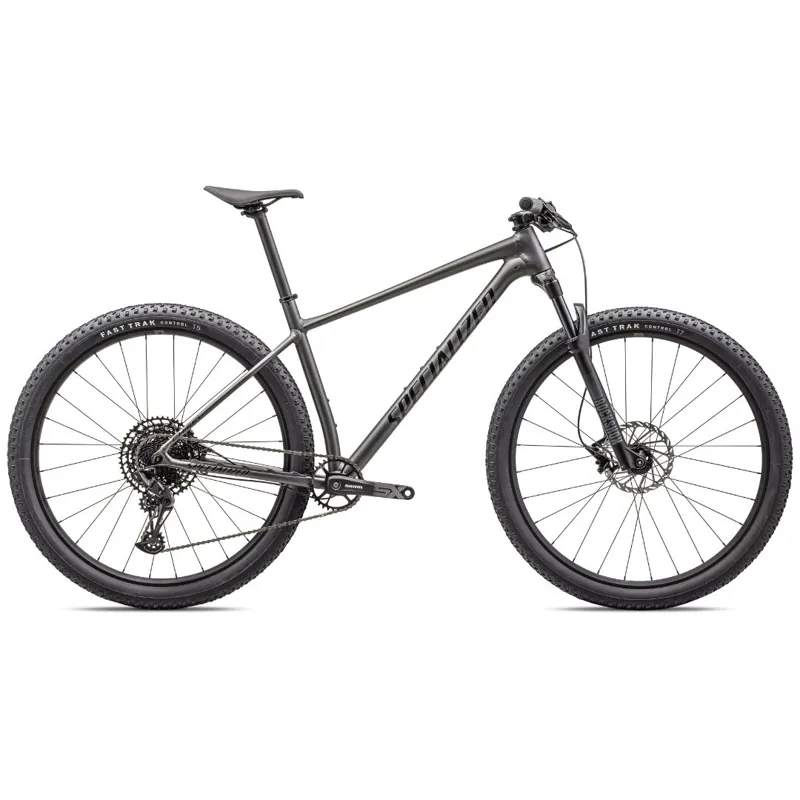 Specialized Chisel HT Base Mountain Bike 2024 in Gloss Smoke/Tarmac Black