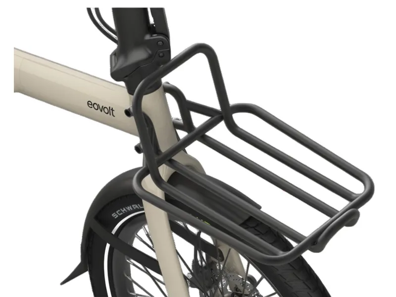 Balfes Bikes Uto Eovolt Pro Front Pizza Rack in Black | Free postage over £30, £10 off first order, price match & 0% finance.