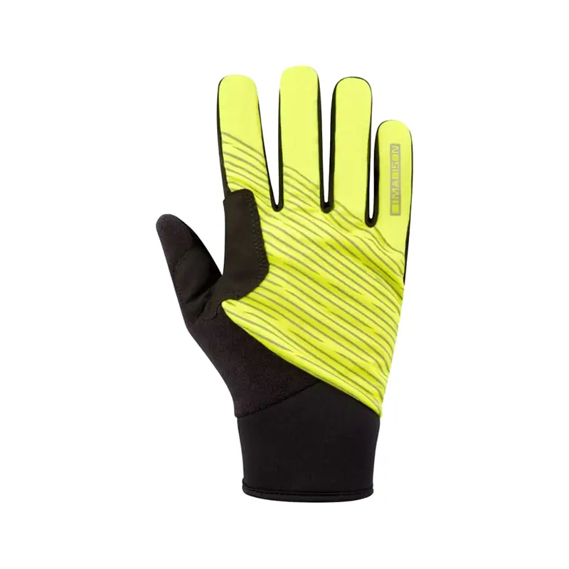 Balfes Bikes Madison Stellar Reflective Windproof Thermal Winter Gloves in Hi-Viz Yellow/Black | Free postage over £30, £10 off first order, price match & 0% finance.