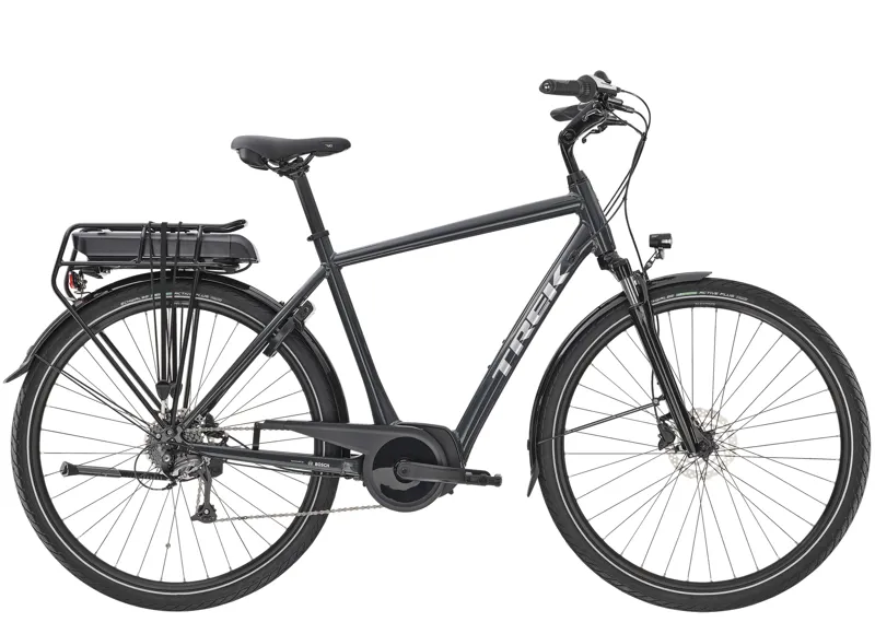 Trek Verve+ 1 500Wh Electric Hybrid Bike 2022 in Grey