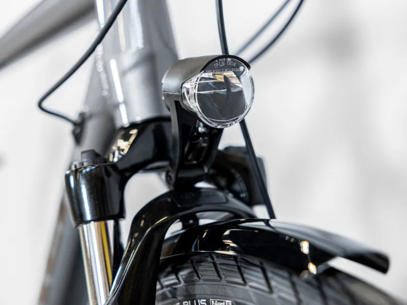 Trek Verve+ 1 300Wh Electric Hybrid Bike 2023 in Galactic Grey-7