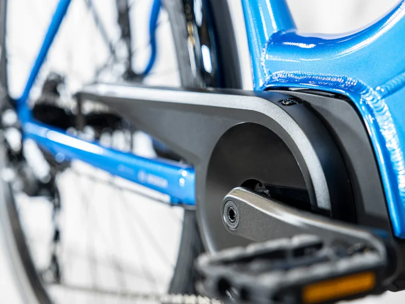 Trek Verve+ 2 Lowstep 500Wh Electric Hybrid Bike 2025 in Alpine Blue-5