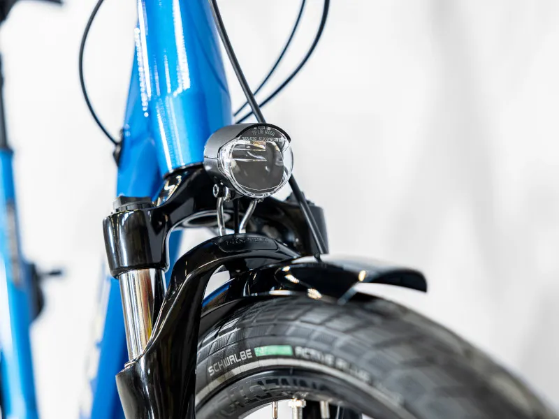 Trek Verve+ 2 Lowstep 300Wh Electric Hybrid Bike 2024 in Alpine Blue-7