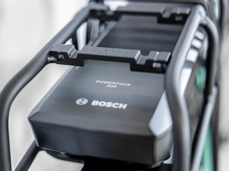 Trek Verve+ 2 Lowstep 400Wh Electric Hybrid Bike 2024 in Blue Sage-2