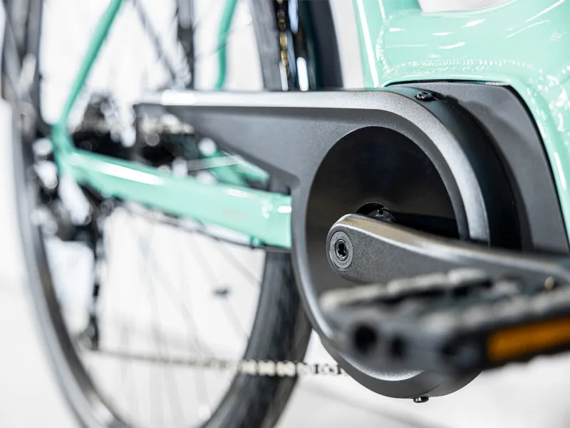 Trek Verve+ 2 Lowstep 400Wh Electric Hybrid Bike 2024 in Blue Sage-5