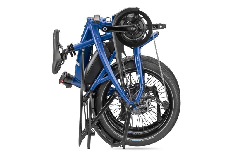 Tern Vektron Q9 9 speed 20in 400Wh Folding Electric Bike 2025 in Blue-2