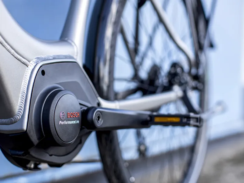 Trek Verve+ 2 Lowstep 500wh Electric Hybrid Bike 2025 in Grey-2