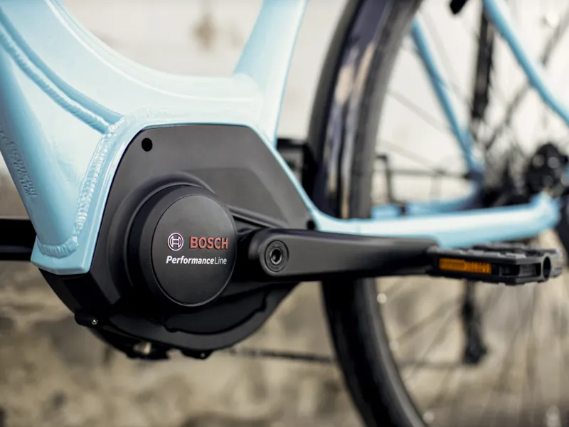 Trek Verve+ 2 Lowstep 500wh Electric Hybrid Bike 2025 in Azure Blue-2