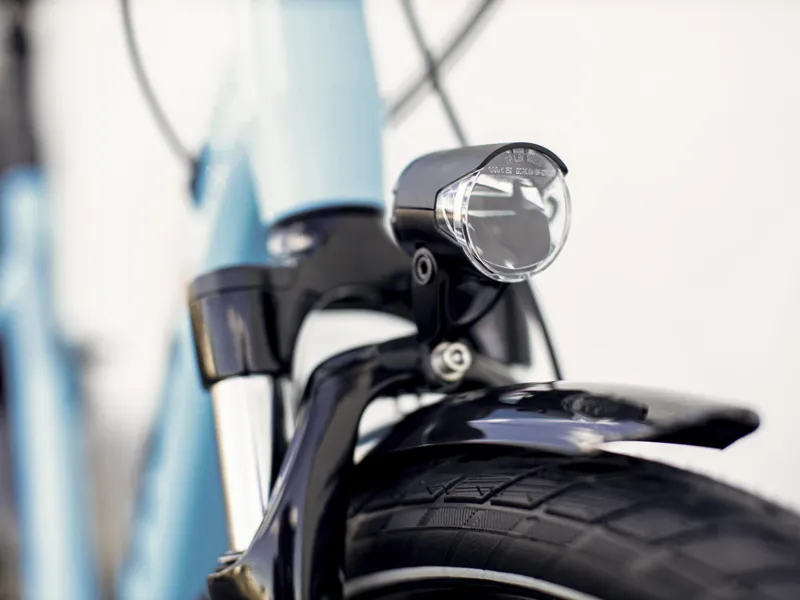 Trek Verve+ 2 Lowstep 500wh Electric Hybrid Bike 2025 in Azure Blue-6