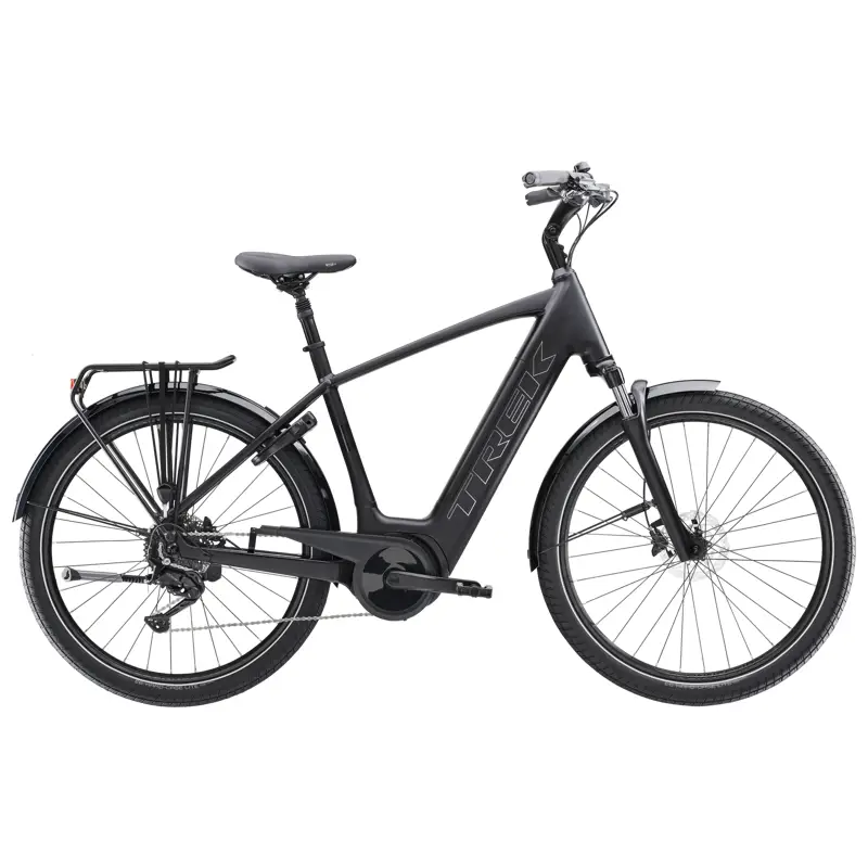 Balfes Bikes Trek Verve+ 3 545Wh Electric Hybrid Bike 2026 in Matte Trek Black | Free postage over £30, £10 off first order, price match & 0% finance.