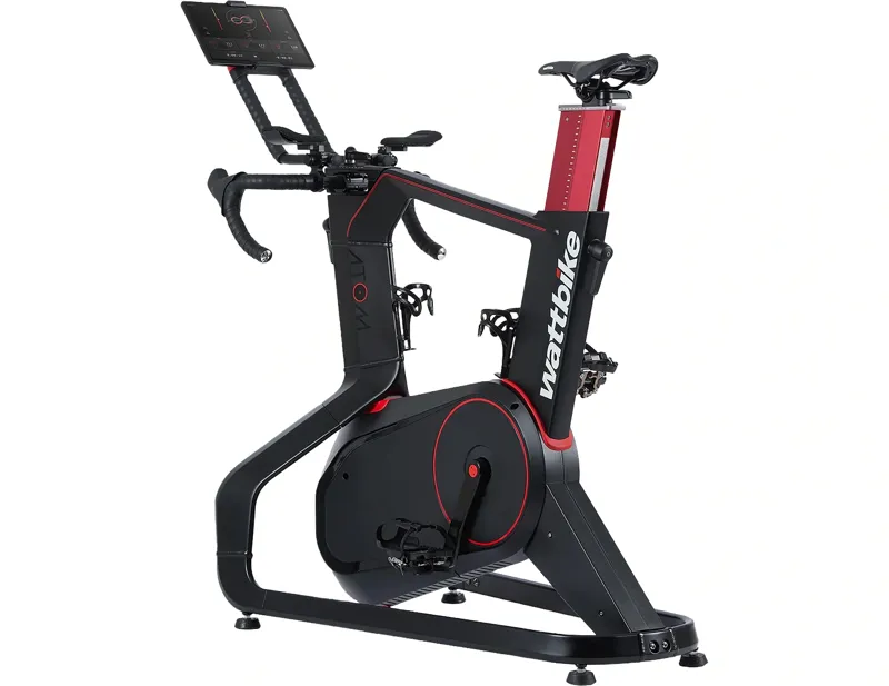 Wattbike Atom25 Smart Indoor Exercise Bike in Black / Red-2