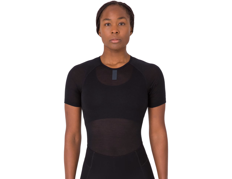 Rapha Women's Short Sleeve Merino Lightweight Base Layer in Black-2