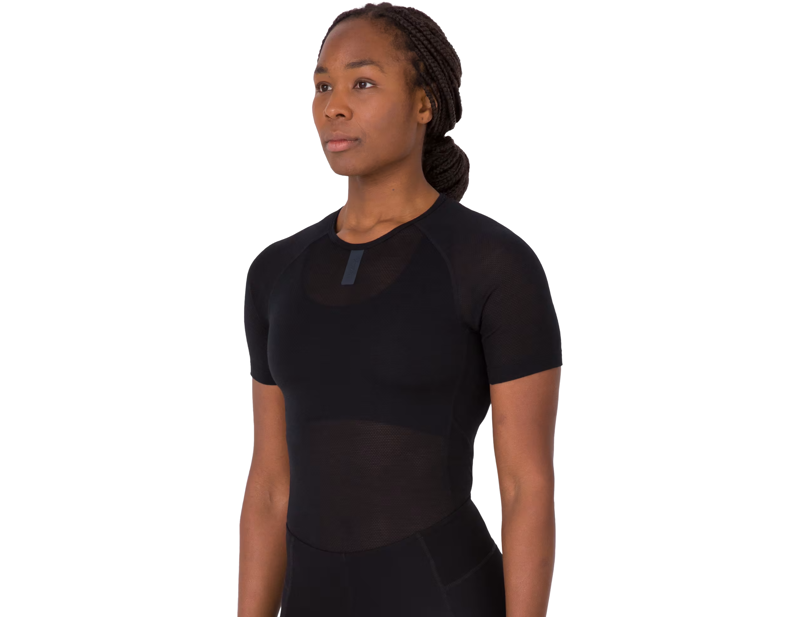 Rapha Women's Short Sleeve Merino Lightweight Base Layer in Black-3