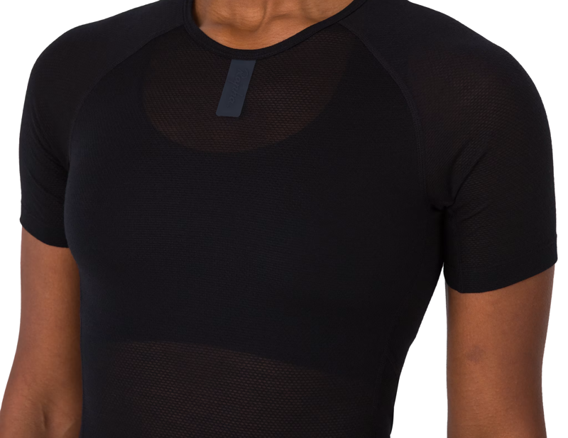 Rapha Women's Short Sleeve Merino Lightweight Base Layer in Black-4