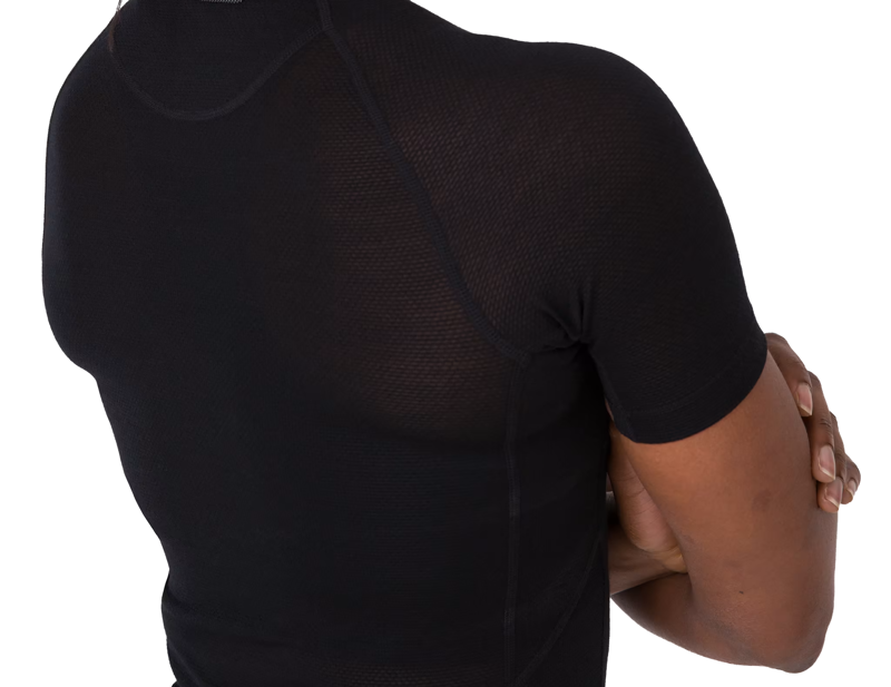 Rapha Women's Short Sleeve Merino Lightweight Base Layer in Black-5