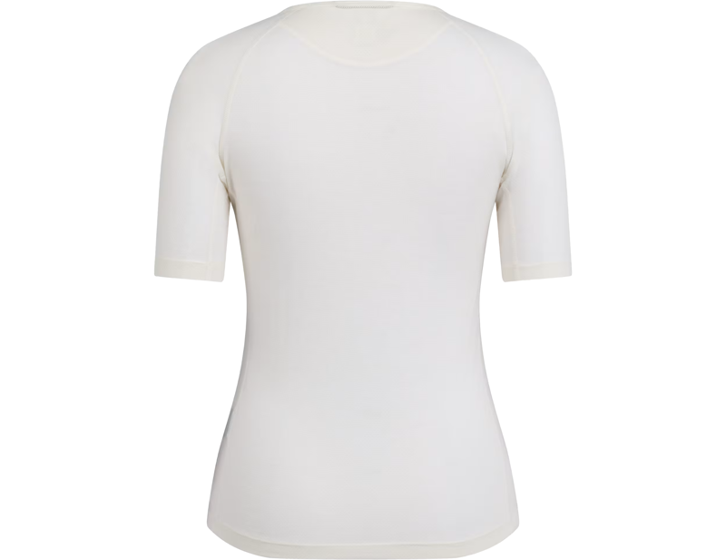 Rapha Women's Short Sleeve Merino Lightweight Base Layer in Cream-1