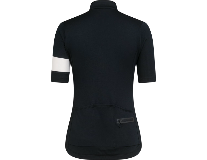 Rapha Women's Classic Short Sleeve Jersey II in Black/White-1
