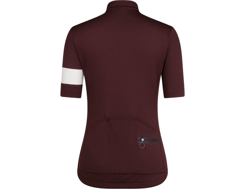 Rapha Women's Classic Short Sleeve Jersey II in Fudge/White Alyssum-1