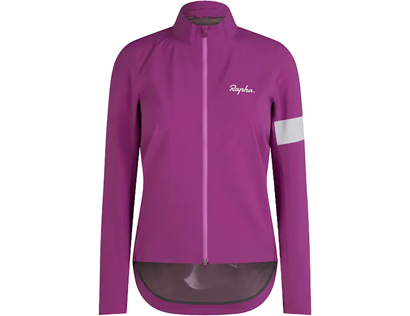 Rapha Women's Core Rain Jacket III in Amethyst/White Alyssum