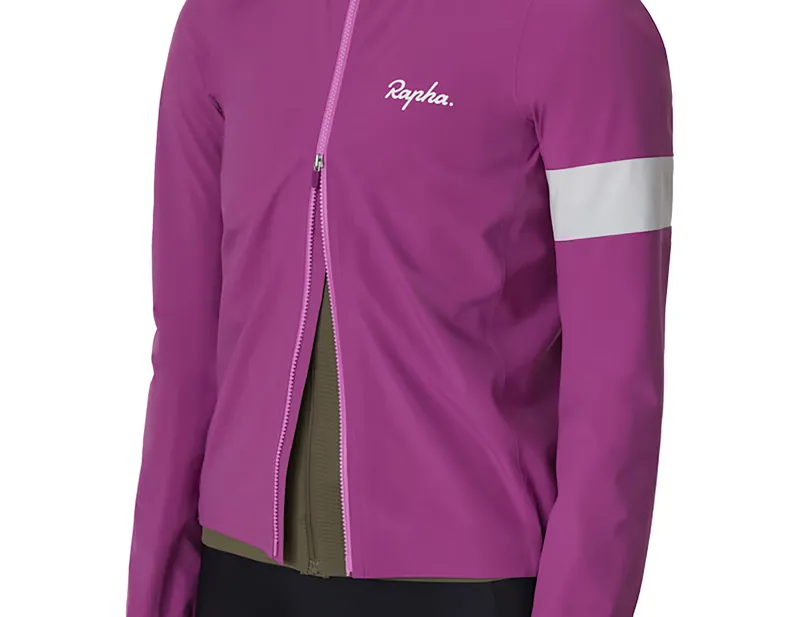 Rapha Women's Core Rain Jacket III in Amethyst/White Alyssum-2