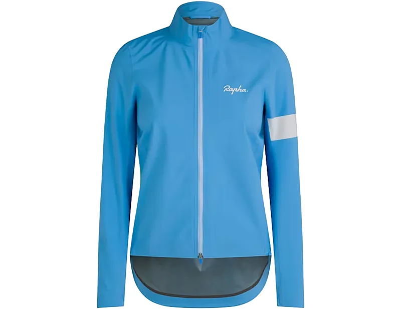 Rapha Women's Core Rain Jacket III in Cornflower/White