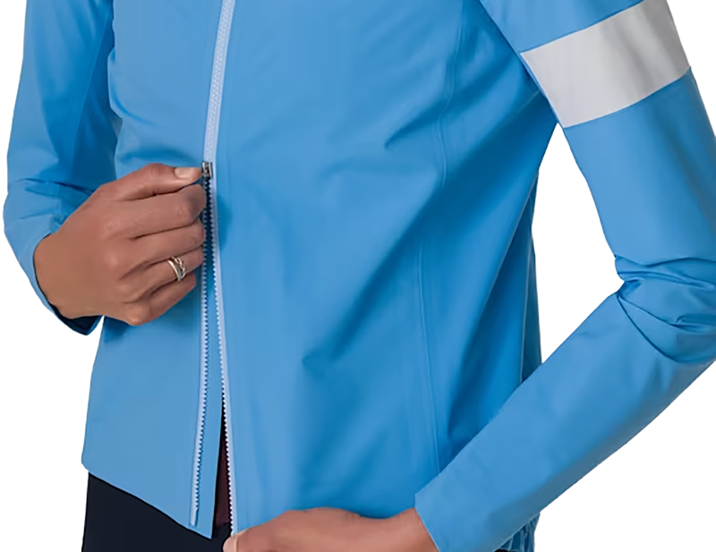Rapha Women's Core Rain Jacket III in Cornflower/White-2