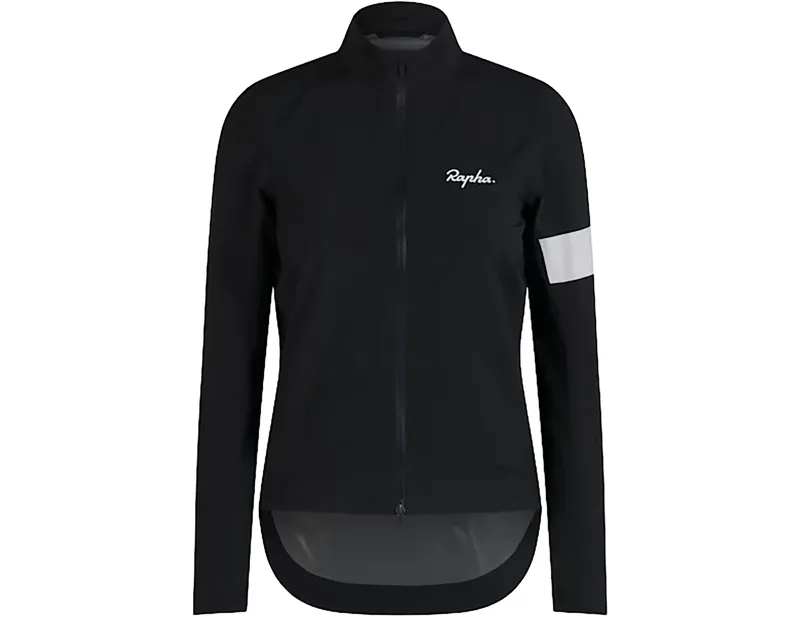 Balfes Bikes Rapha Women's Core Rain Jacket III in Black/White | Free postage over £30, £10 off first order, price match & 0% finance.