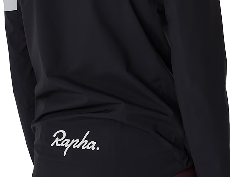 Rapha Women's Core Rain Jacket III in Black/White-3