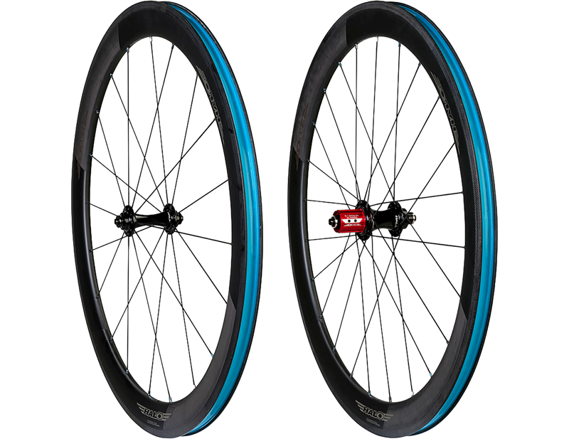 Halo Carbaura RC50 RS2 Supadrive Carbon Rim Brake Wheelset in Black