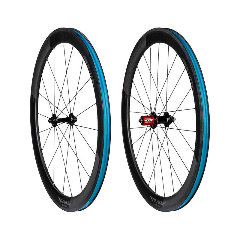 Balfes Bikes Halo Carbaura RC50 RS2 Supadrive Carbon Rim Brake Wheelset in Black | Free postage over £30, £10 off first order, price match & 0% finance.
