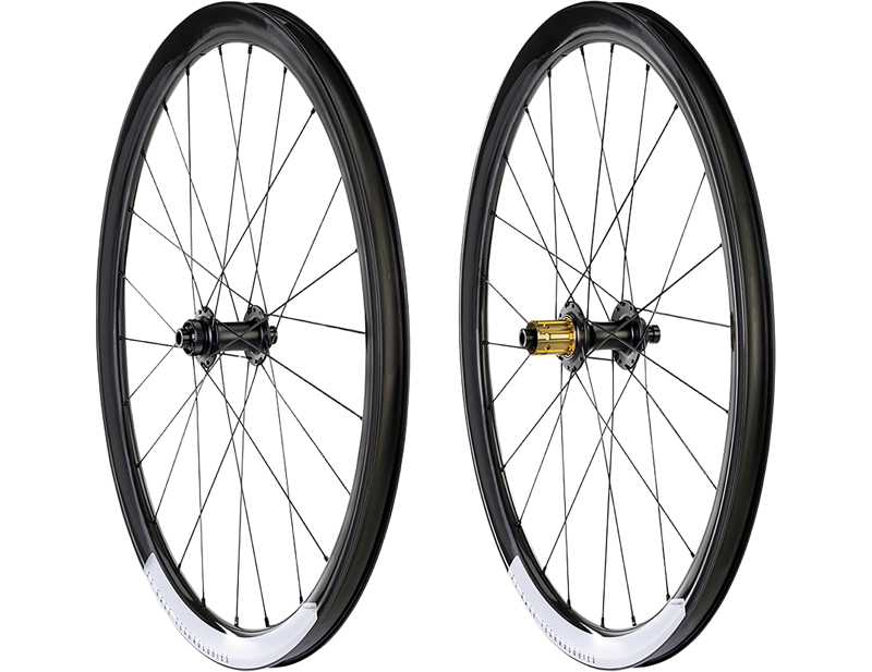P1 R38 Tactic TR02 Campagnolo Wheelset in Black