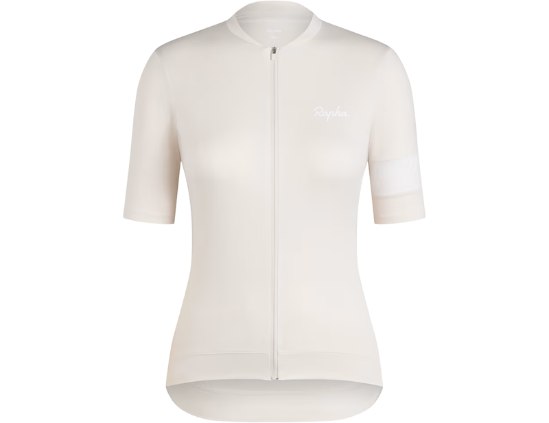 Rapha Women's Core Short Sleeve Jersey in Off-White/White