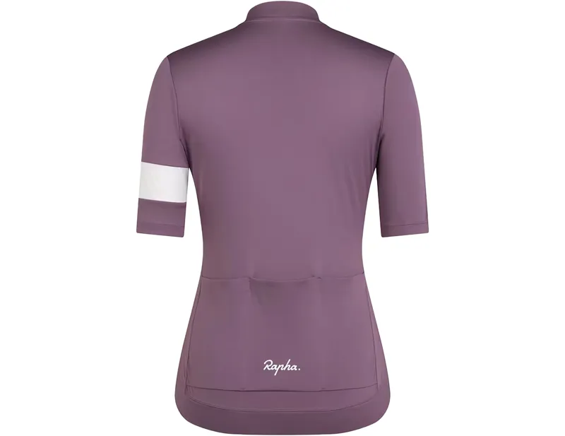 Rapha Women's Core Short Sleeve Jersey in Amethyst/White-1