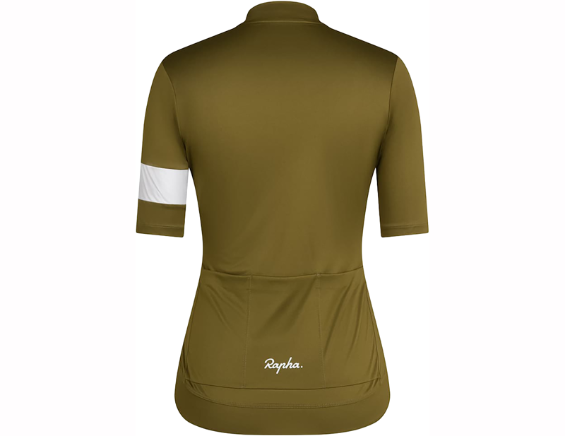 Rapha Women's Core Short Sleeve Jersey in Fern/White-1