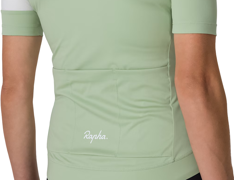 Rapha Women's Core Short Sleeve Jersey in Reseda/White Alyssum-3