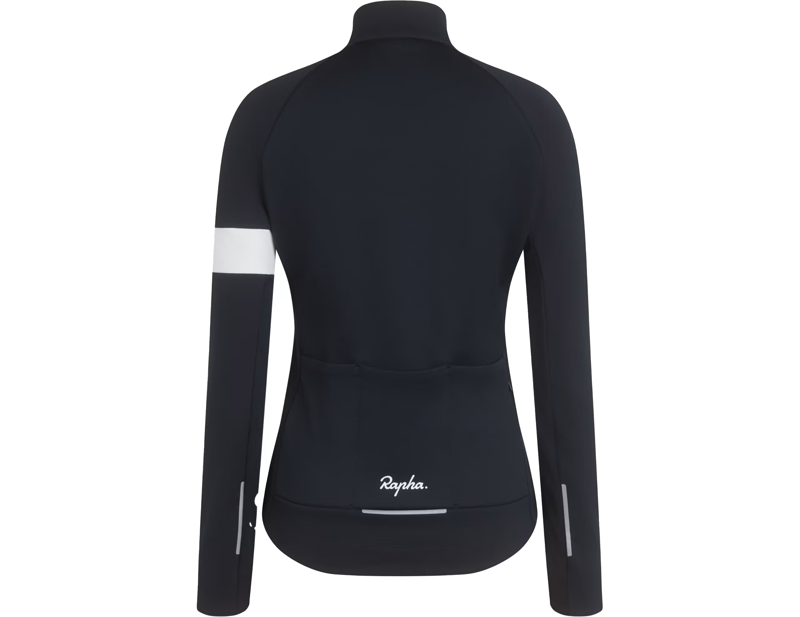 Rapha Women's Core Winter Jacket in Black/White-1