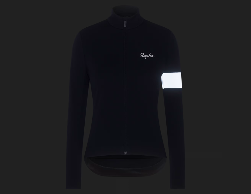 Rapha Women's Core Winter Jacket in Black/White-3