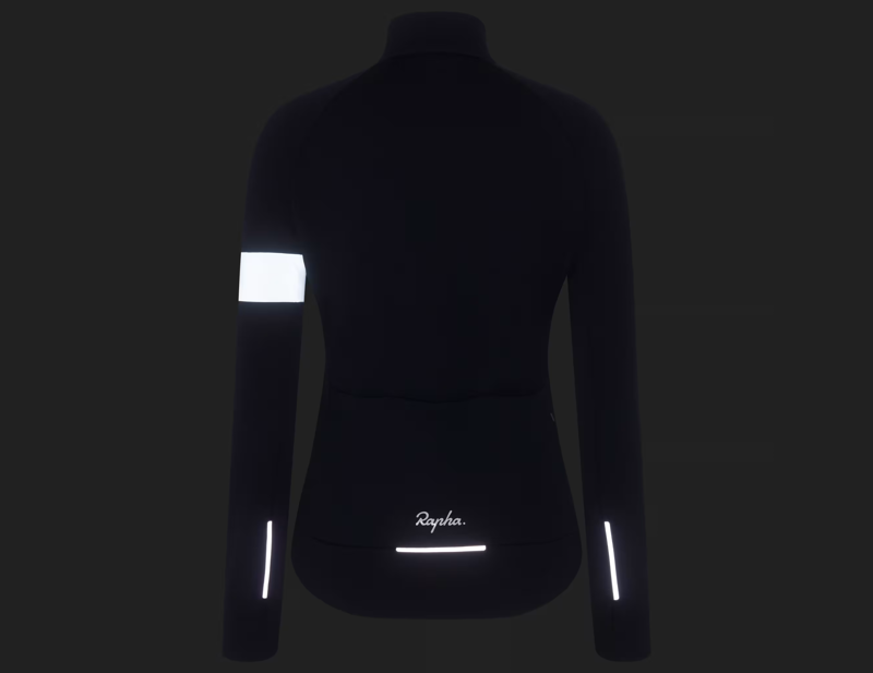 Rapha Women's Core Winter Jacket in Black/White-4