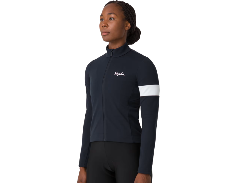 Rapha Women's Core Winter Jacket in Black/White-2