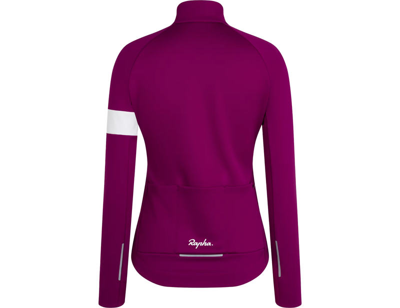 Rapha Women's Core Winter Jacket in Mauve/White-1