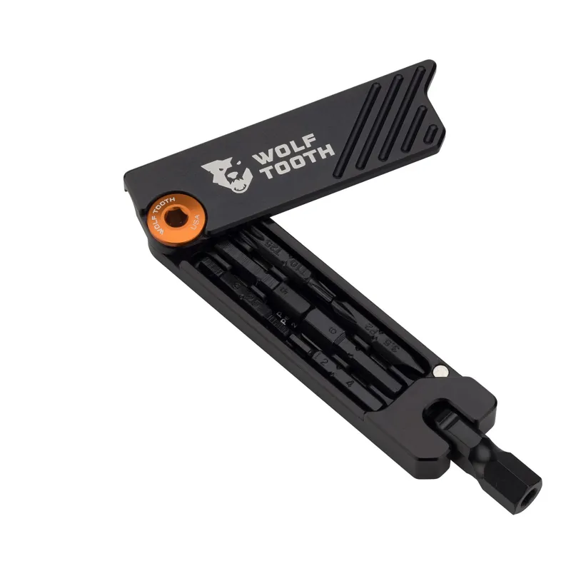 Wolf Tooth 6-Bit Hex Wrench Multi Tool in Orange
