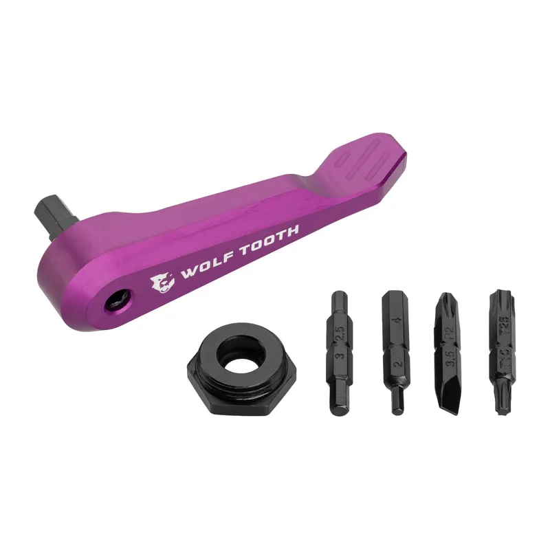 Wolf Tooth Axle Handle Multi-Tool in Purple