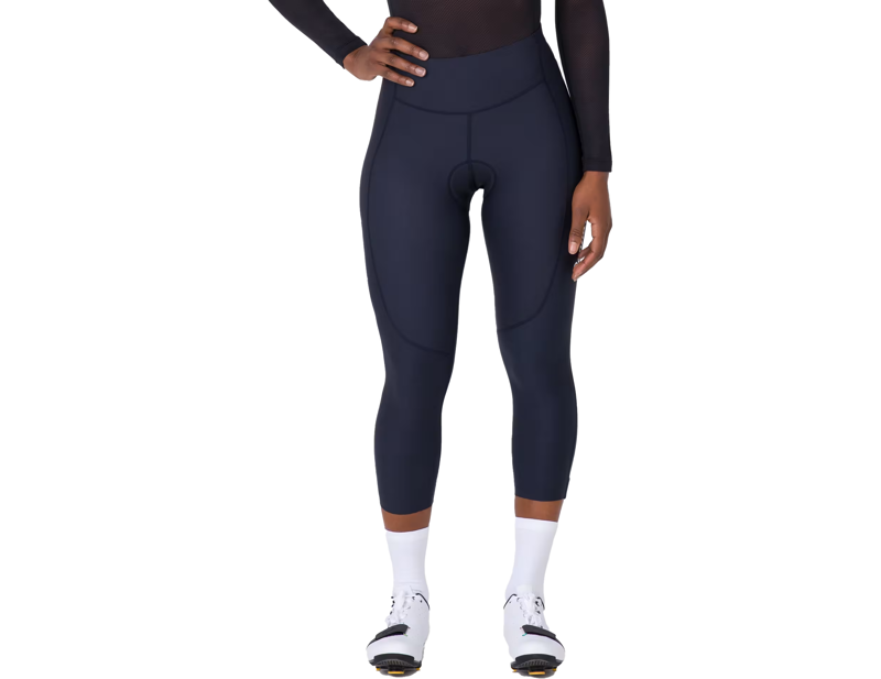 Rapha Women's 3/4 Tights in Dark Navy/White-2