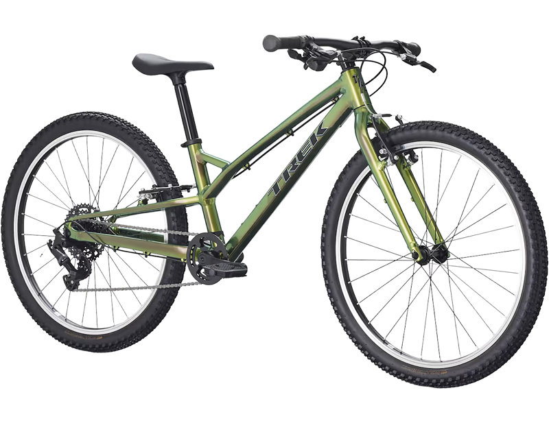 Trek Wahoo Path 24 inch Wheel Kids Bike 2026 in Chameleon Green-1