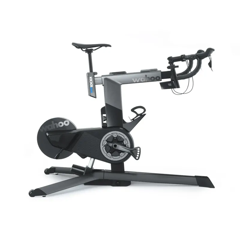 Wahoo KICKR BIKE V2 With Wi-Fi with Wahoo KICKR Trainer Floor Mat-1