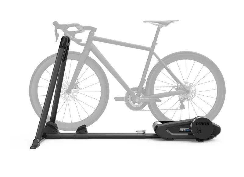 Wahoo KICKR ROLLR Smart Bike Roller with Wahoo KICKR Trainer Floor Mat-4