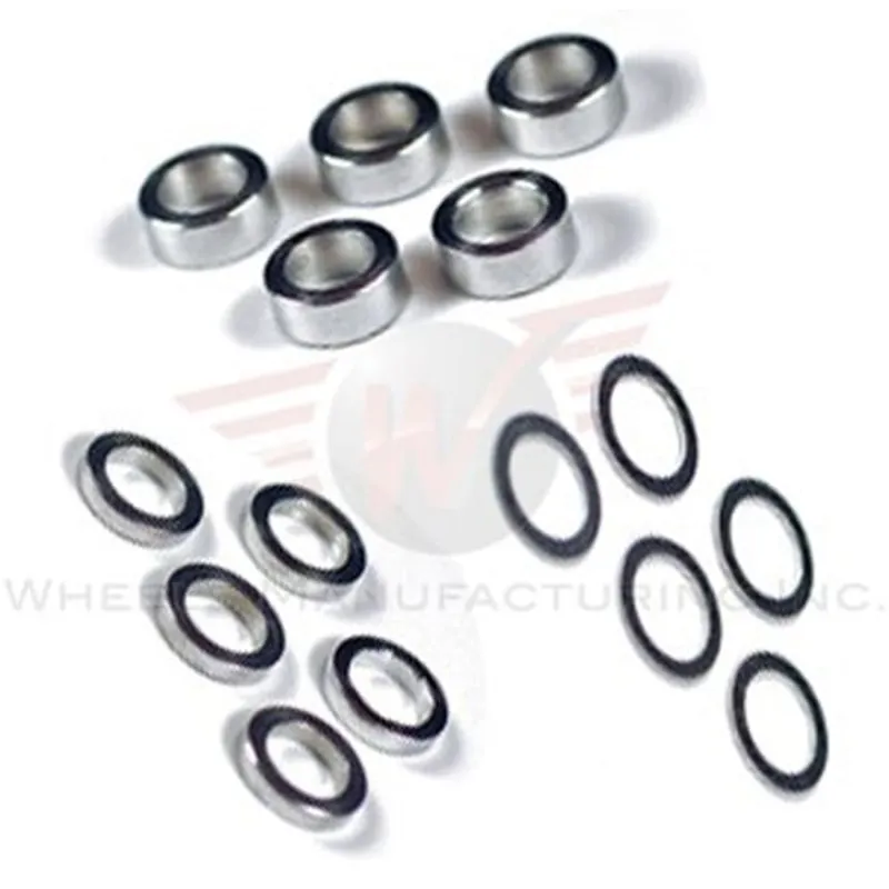 Wheels Manufacturing Chainring Spacers 0.6mm in Silver-2