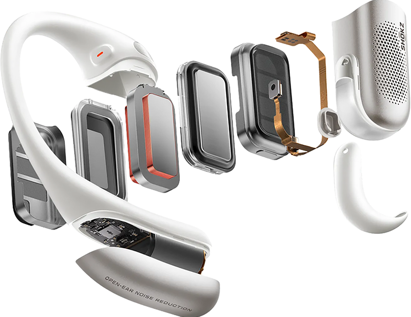 Shokz Openfit Pro in White-3